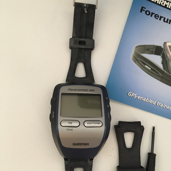 Garmin Forerunner 205 GPS Sports Watch Enable Trainer Runners Joggers NO CHARGER - Picture 2 of 7
